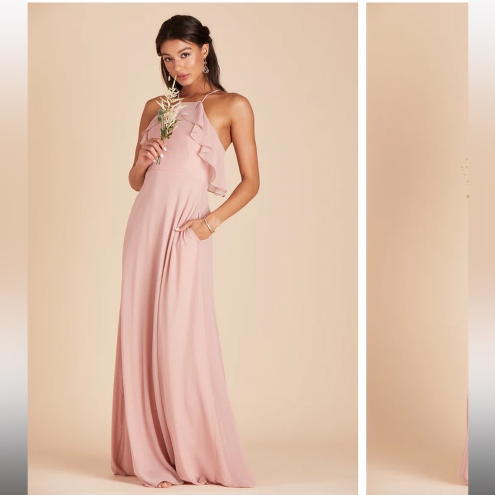 JULES DRESS - DUSTY ROSE - BIRDY GREY - BRIDESMAIDS DRESS
